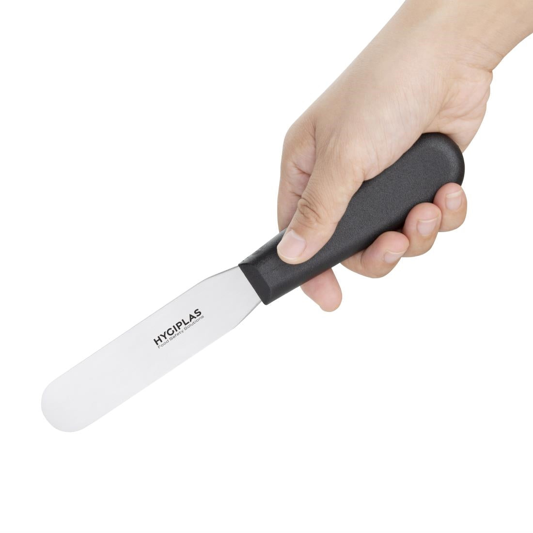 D401 Hygiplas recht paletmes 10cm zwart