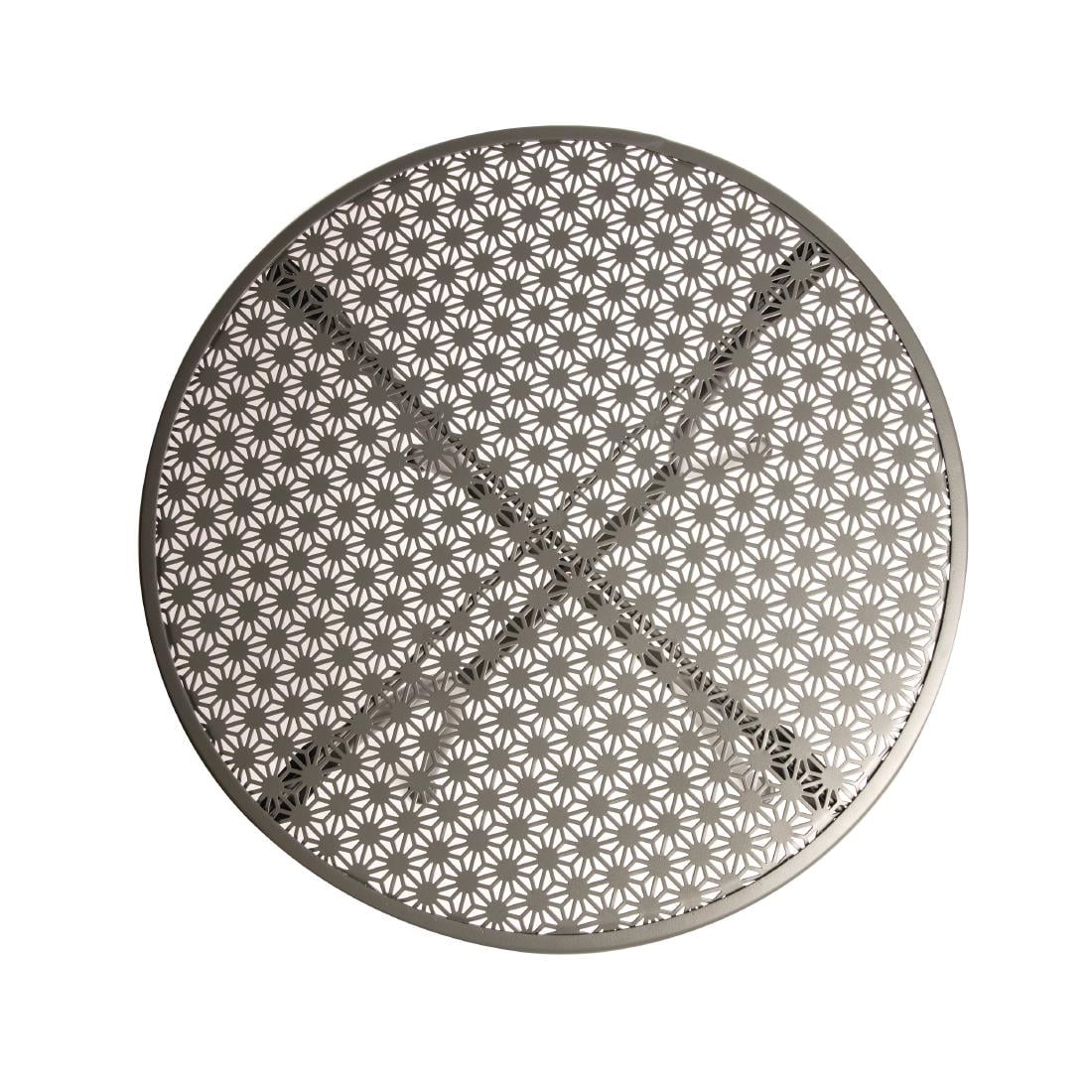 GG703 Bolero ronde stalen terrastafel grijs 60cm