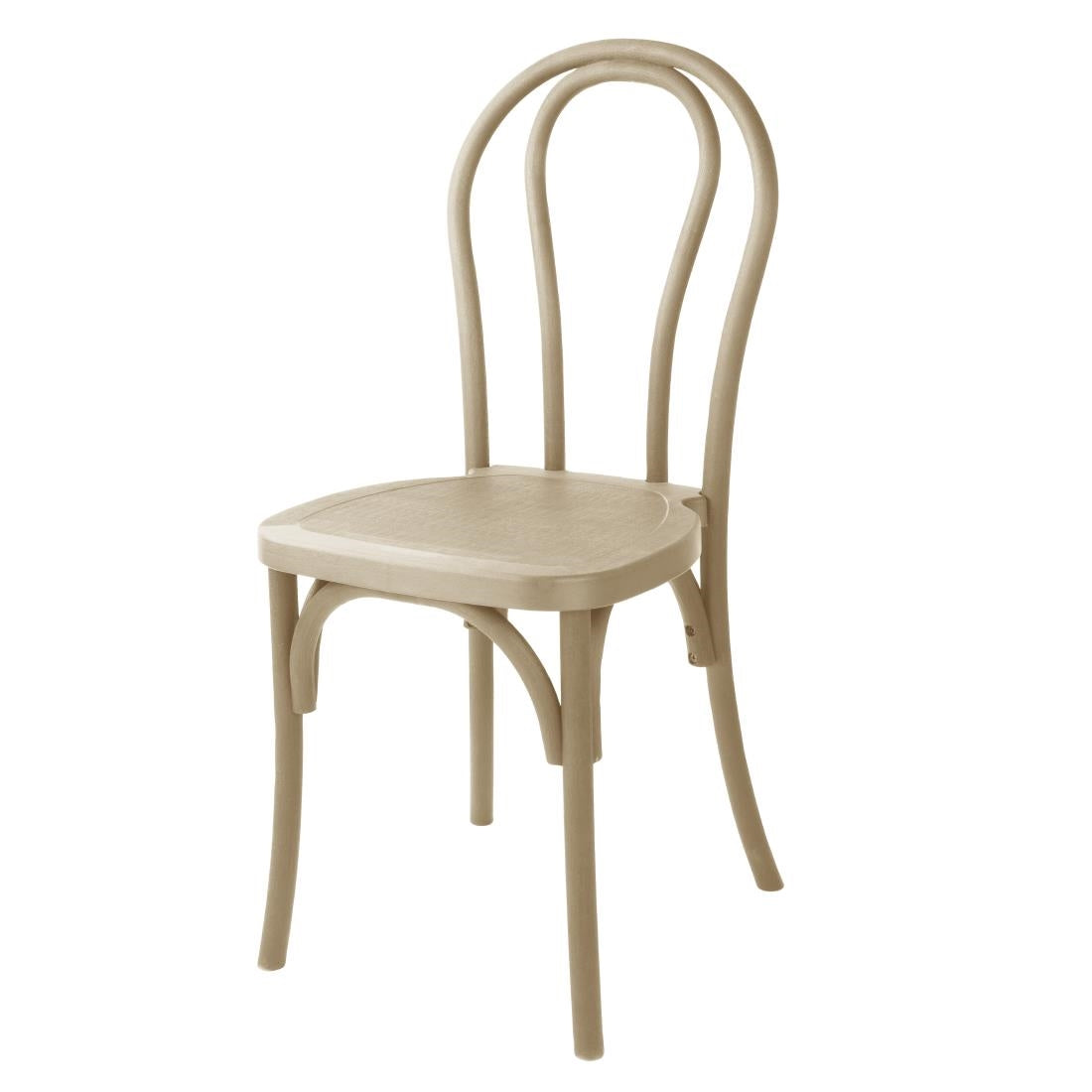 HW289 Bolero Soho Bentwood Stijl Harsstoelen Natuurlijk (4 Stuks)