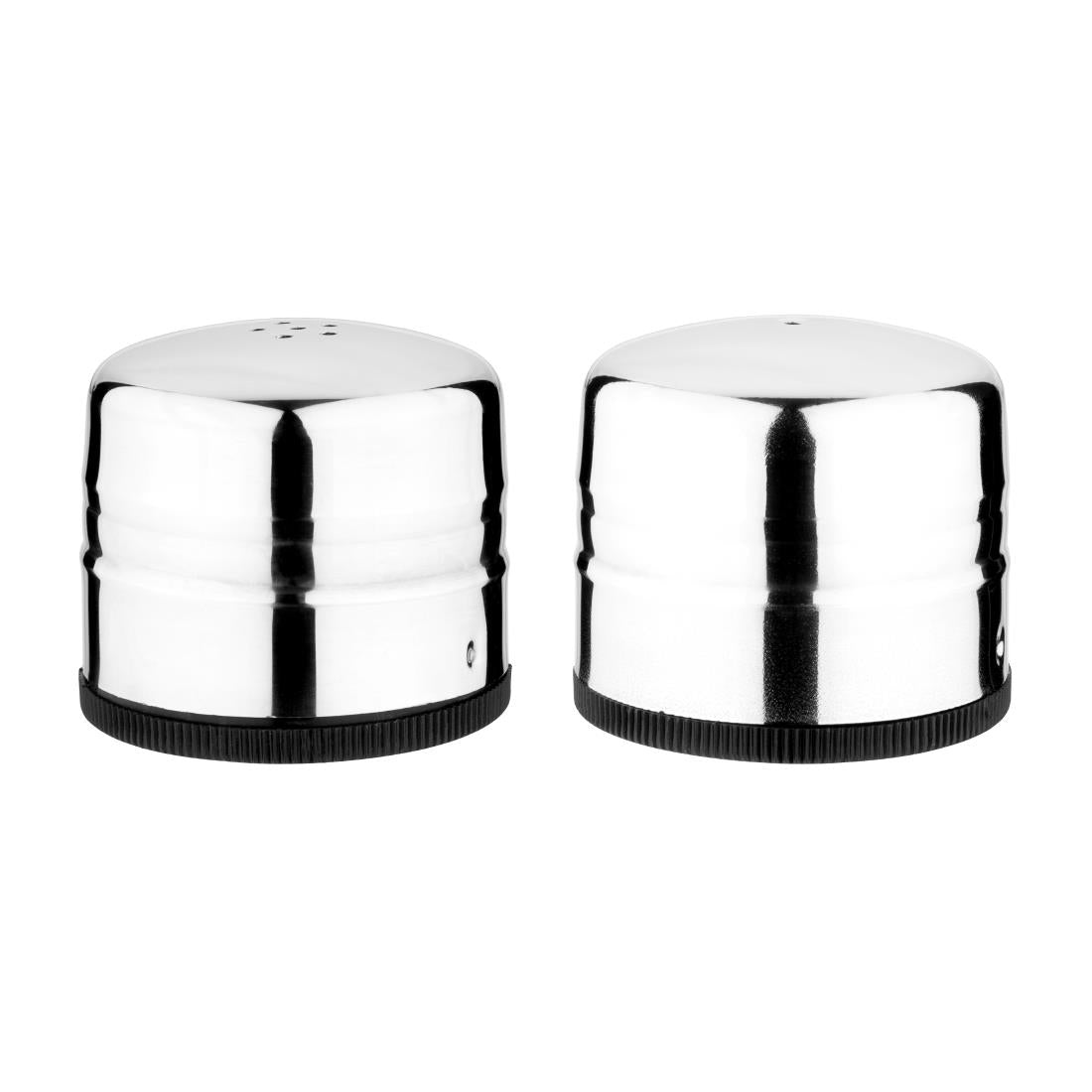 P044 Olympia jumbo RVS peper- en zoutstrooier