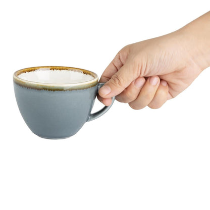 GP346 Olympia Kiln cappuccinokopjes blauw 23cl (6 stuks)
