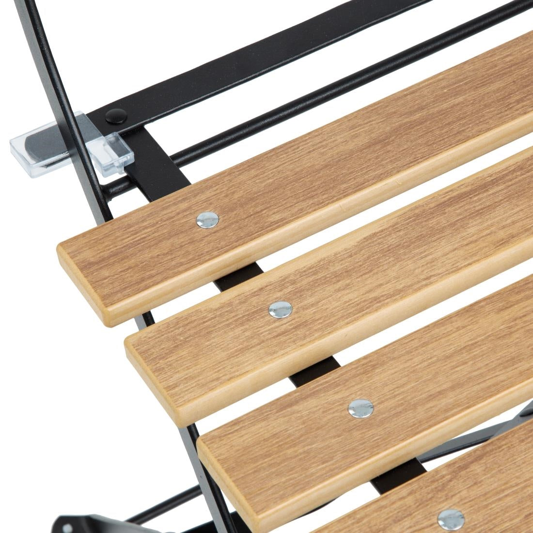 FU539 Bolero Perth Pavement Style Klapstoelen Met Houteffect (2 stuks)