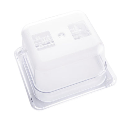 U240 Vogue polycarbonaat 1/6 gastronorm container 100mm transparant