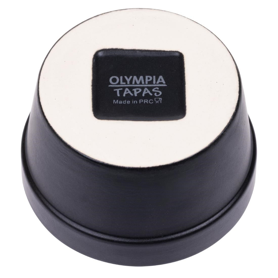 DK830 Olympia stapelbare ramekin mat zwart 77x45mm (6 stuks)