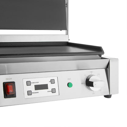CU607 Buffalo Extra Grote Contactgrill Enkelvoudige Vlakke Plaat