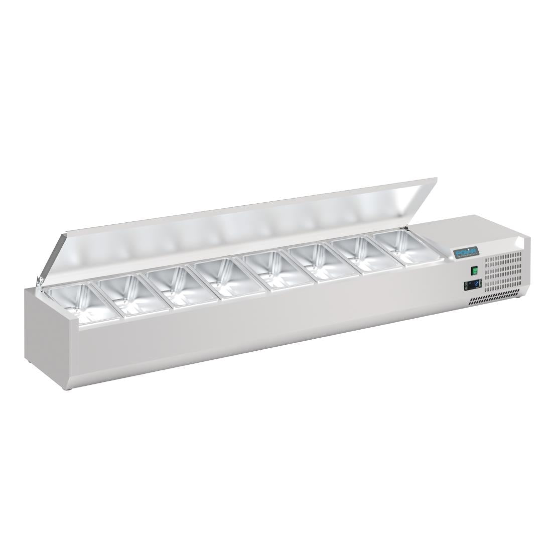 FA856 Polar g-serie werkbank koelkast met deksel 8x 1/4gn