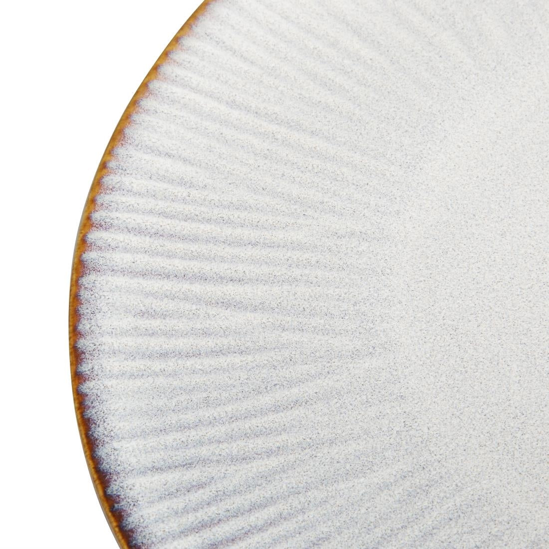 FU194 Olympia Drift Grijze Coupe Borden Met Reliëf, 280mm (4 Stuks)