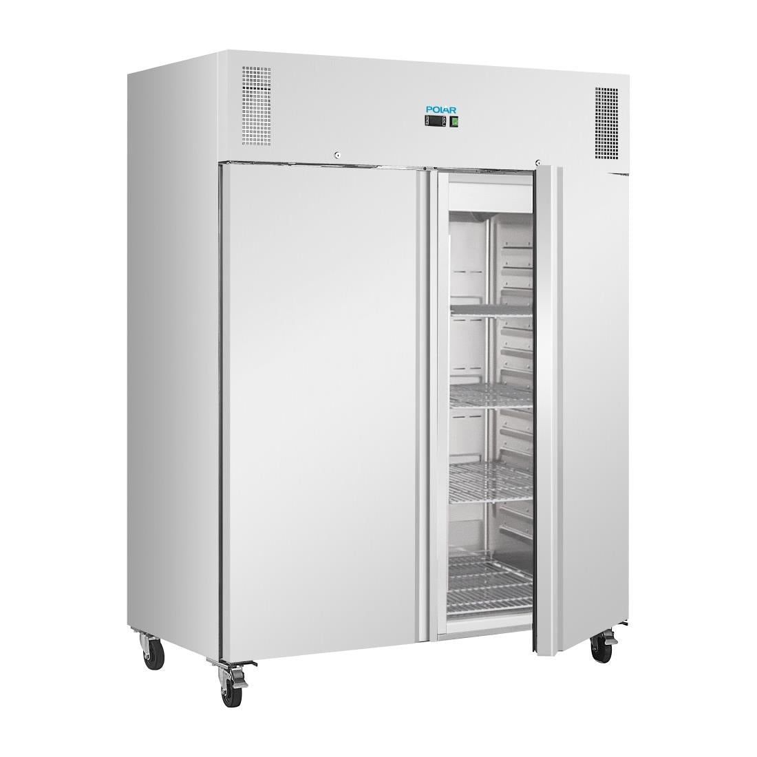 UA092 Polar U-Series Staande dubbeldeurs koelkast of vriezer 1300Ltr