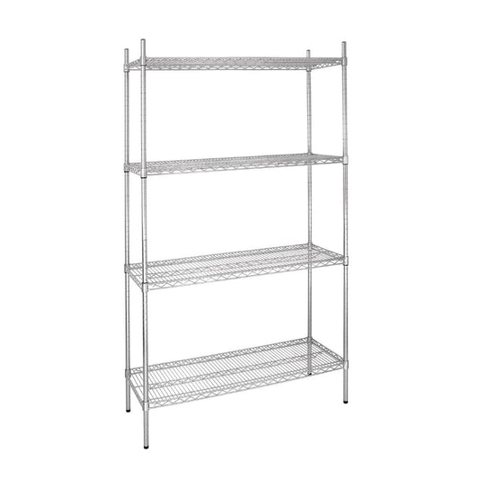 L927 Vogue voorrraadrek met 4 schappen 91,5x45,7cm