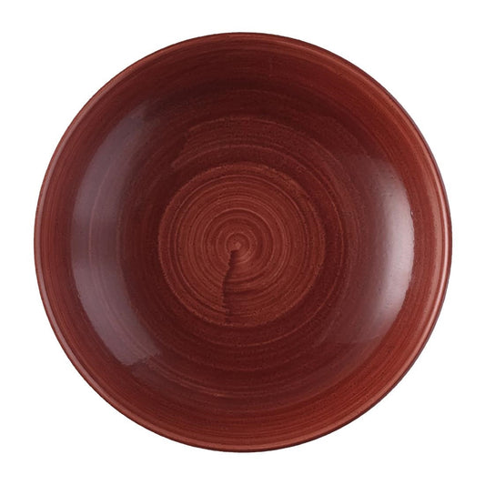 FS884 Churchill Stonecast Patina Red Rust Evolve Coupe Schalen 248mm (12 stuks)