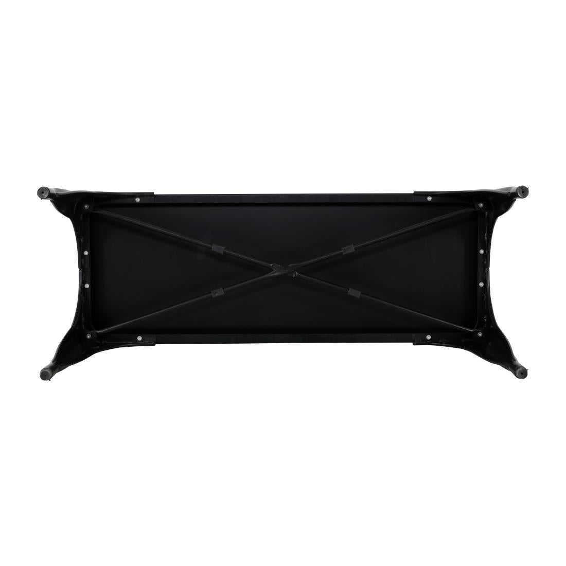 JA328 Bolero Bistro Metalen Bank Zwart 1000mm (2 stuks)
