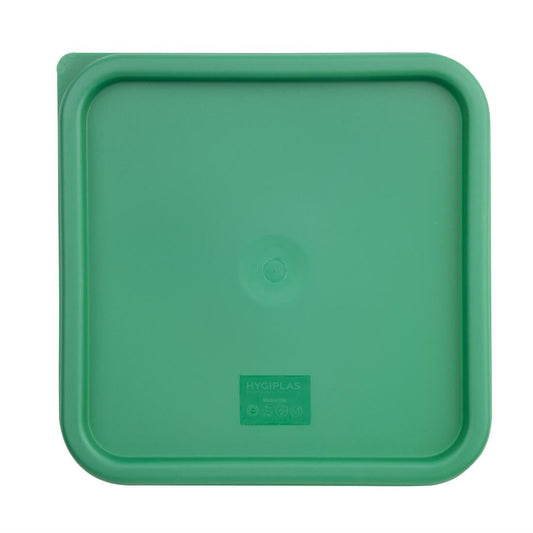 CF048 Hygiplas vierkant deksel groen groot