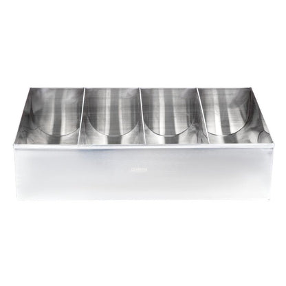 DM274 Olympia RVS bestekbak 41,5(H) x 25,5(W) x 10,5(D)cm