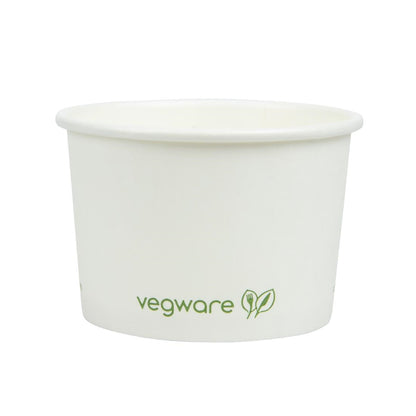 FC896 Vegware composteerbare bakjes voor warm voedsel 110ml (1000 stuks)