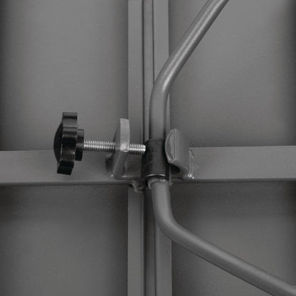 CS730 Bolero vierkante stalen tafel grijs 70cm