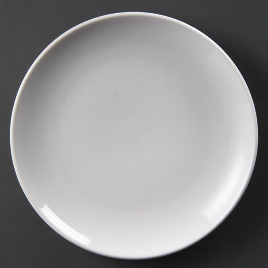 U078 Olympia Whiteware Coupeborden 23cm (12 Stuks)
