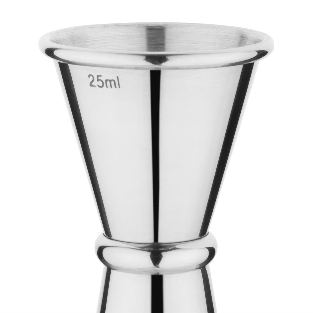 DR593 Olympia RVS barmaatje/jigger 25/50ml