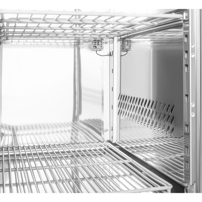 UA106 Polar U-Series Drie-deurs smalle koelwerkbank 231Ltr