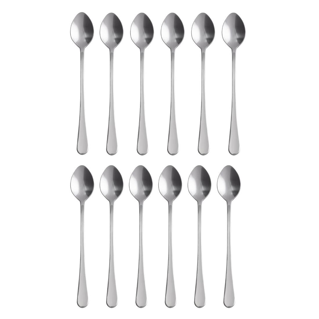 GF619 Olympia Buckingham lattelepels/ijslepels/lange lepels 19,5cm (12 stuks)