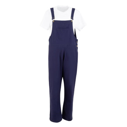 BA174-XL Southside Bib & Brace Katoenen Canvas Tuinbroek Marineblauw XL
