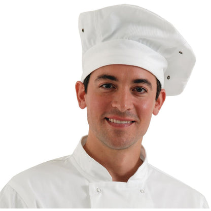 A963 Chef Works koksmuts wit