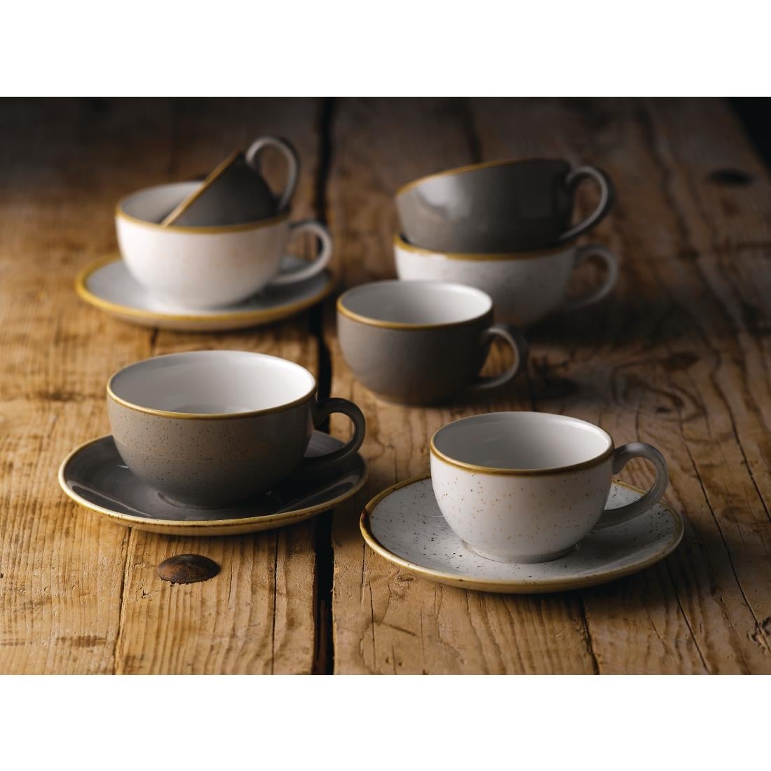 FR034 Churchill Stonecast Barley White Cappuccino Kopje 170ml (12 stuks)