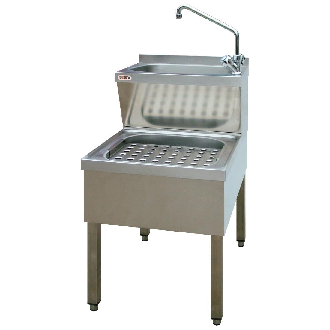 CF115 Basix RVS schoonmaak spoeltafel