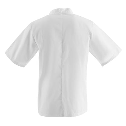 B250-XS Whites Boston unisex koksbuis korte mouw wit XS