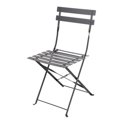 SA658 Bolero stalen tuinset zwart (tafel en twee stoelen)
