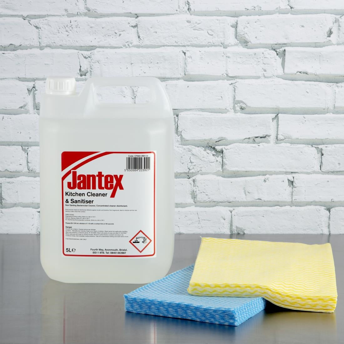 F955 Jantex Solonet non-woven schoonmaakdoekjes 58(B) x 33(D)cm blauw (50 stuks)