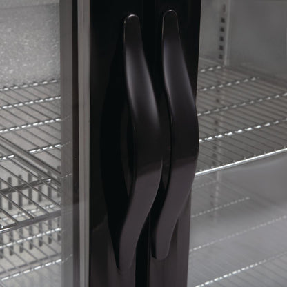 GL012 Polar G-serie 2-deurs barkoeling met klapdeuren zwart 198L