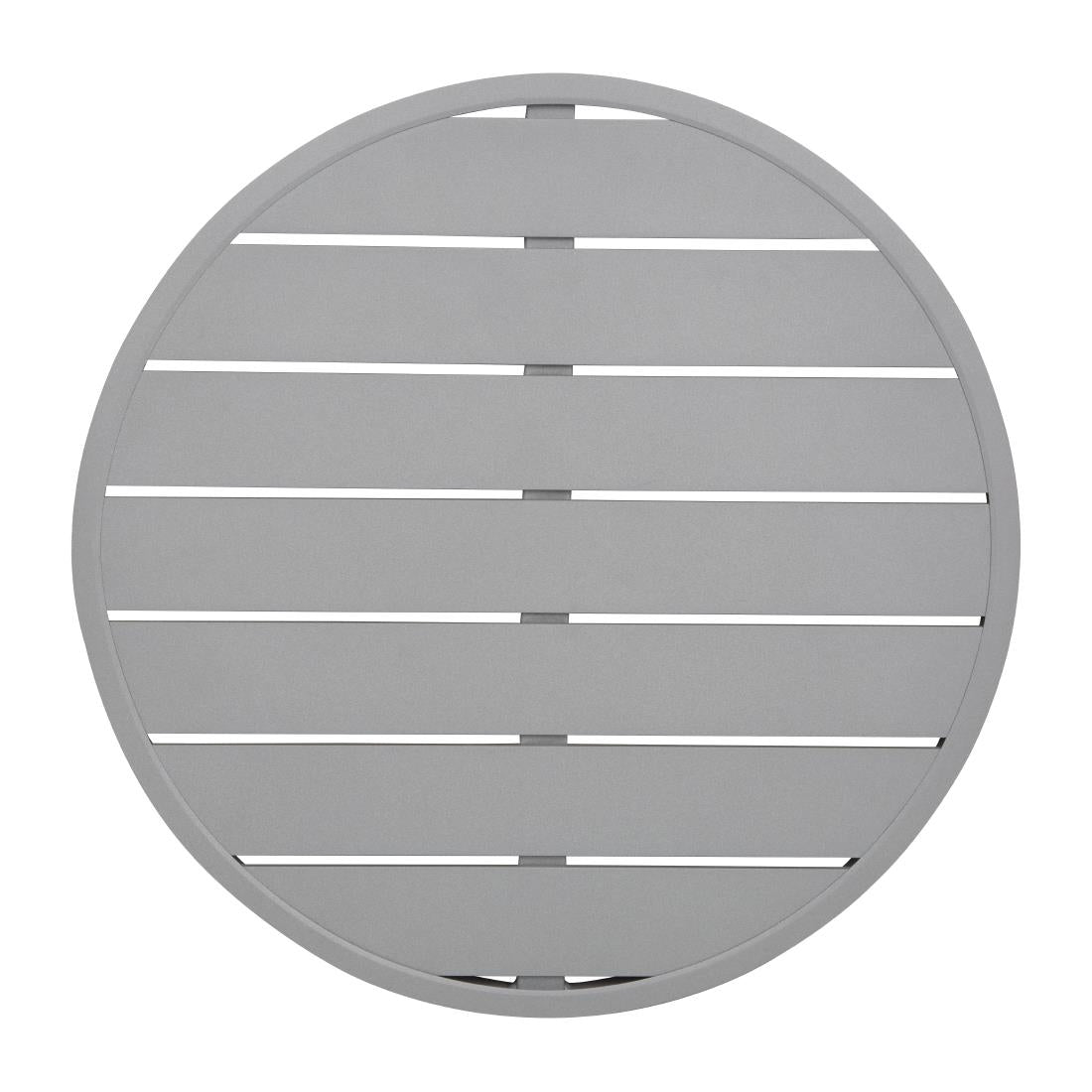 FX038 Bolero aluminium tafelblad rond lichtgrijs 580mm