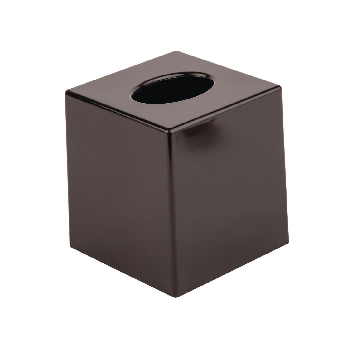 DA603 Zwarte vierkante tissue box