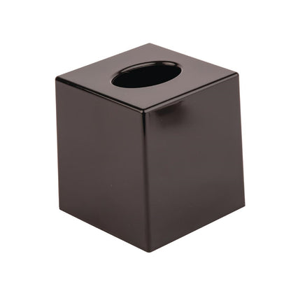 DA603 Zwarte vierkante tissue box