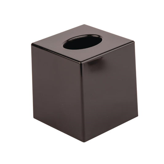 DA603 Zwarte vierkante tissue box