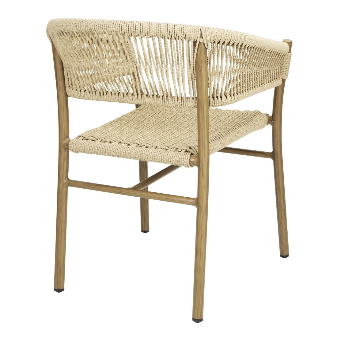 FU532 Bolero Florence Natuurlijk Touw Twist Rieten Stoelen (2 stuks)