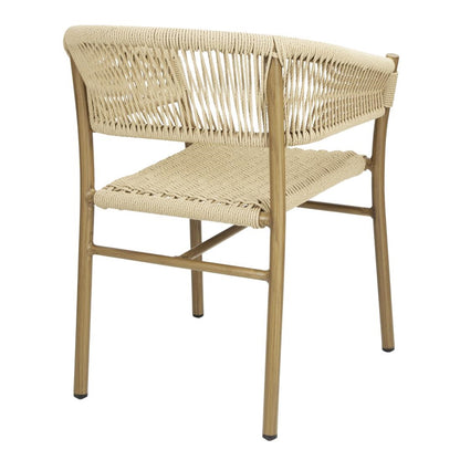 FU532 Bolero Florence Natuurlijk Touw Twist Rieten Stoelen (2 stuks)