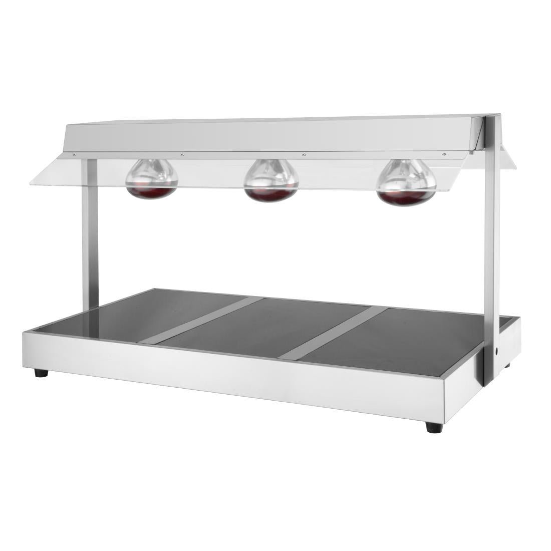 HT761 Buffalo Voedselverwarmer Met Galerij 3X GN 1/1