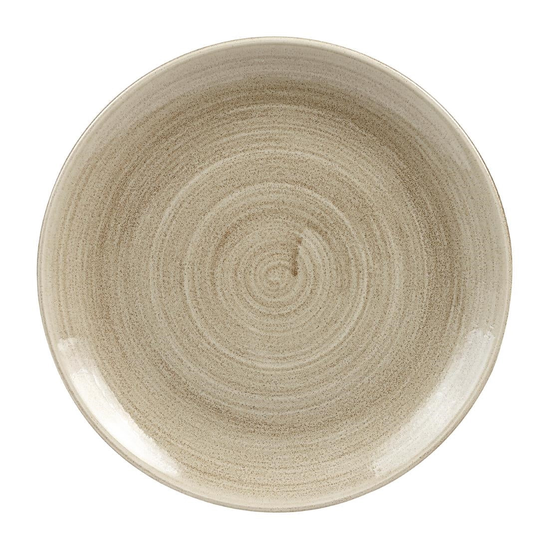 HC787 Churchill Stonecast Patina Antique Taupe Coupe Evolve Coupe Bord 32.4cm (9 stuks)
