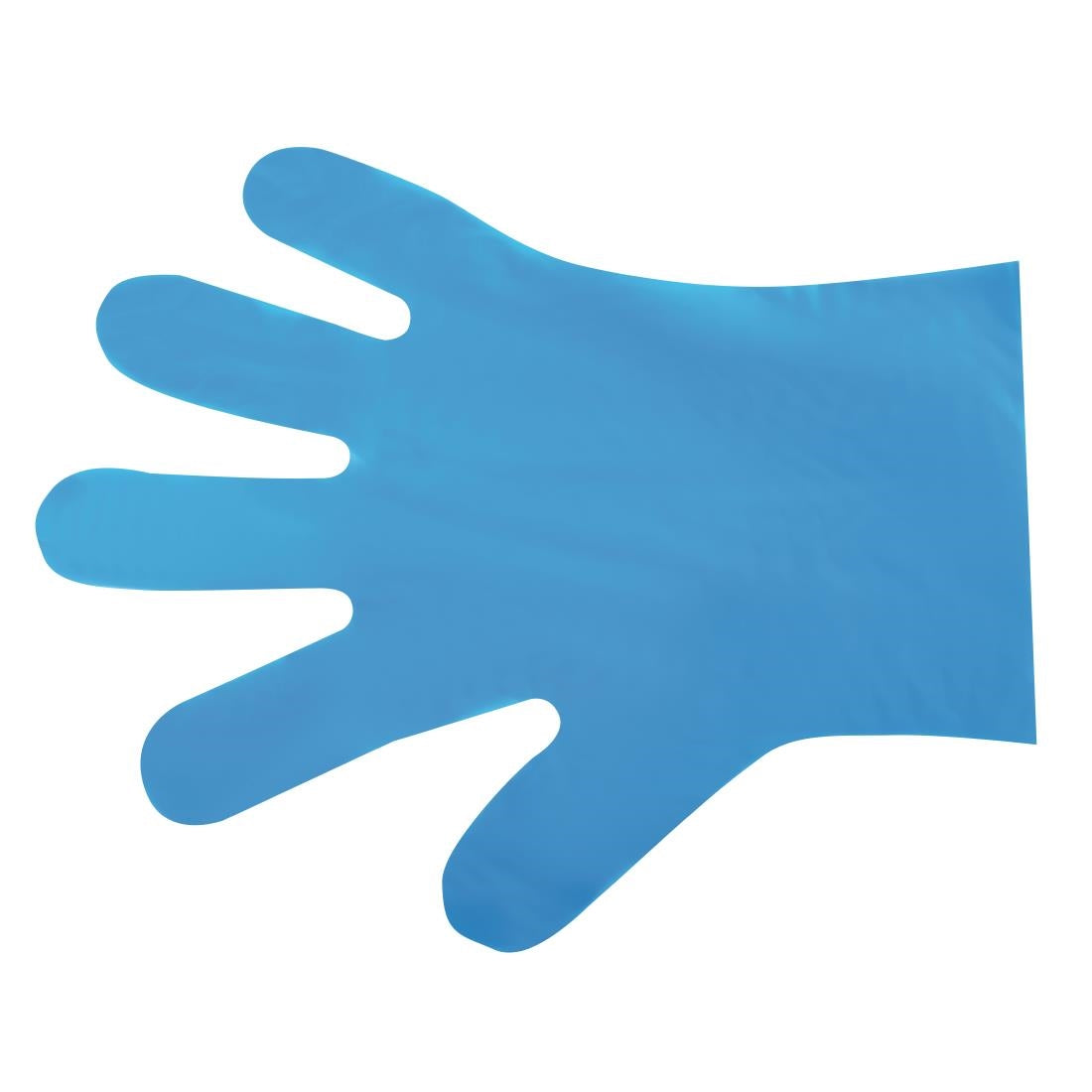 FD389 Vegware composteerbare handschoenen voor voedselbereiding blauw - medium (2400 stuks)