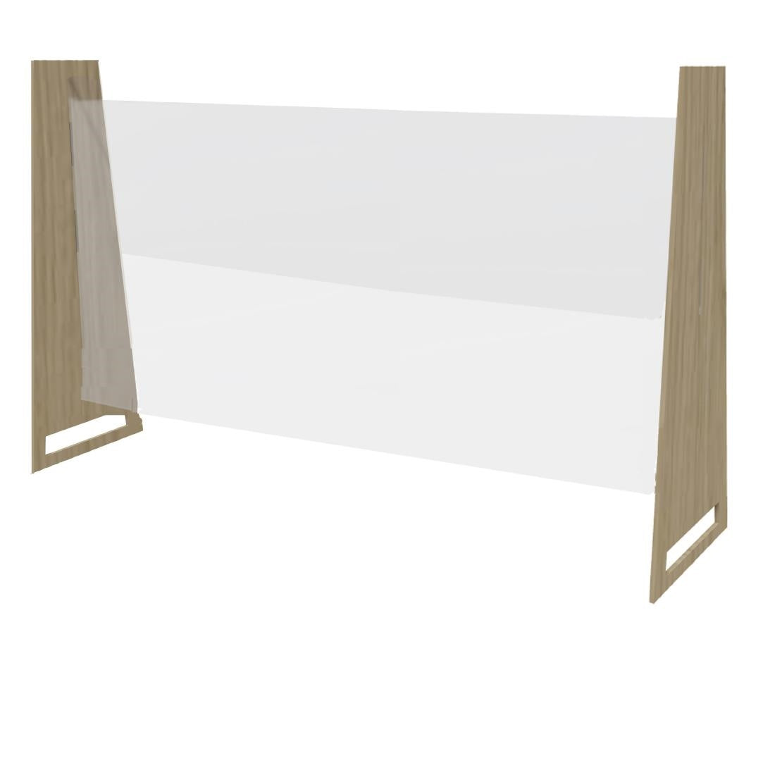 FP425 Bolero baliescherm licht eiken 860 x 1250mm