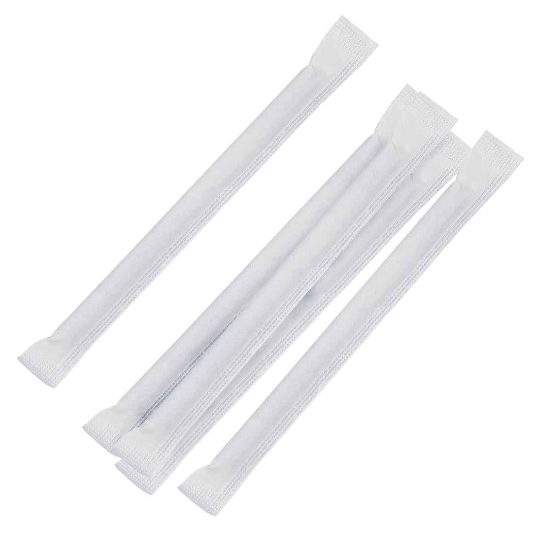 FP441 Fiesta Compostable composteerbare papieren rietjes 140mm zwart Individueel verpakt (250 stuks)