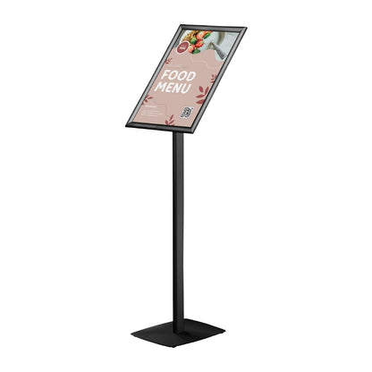 HU451 Europel Infostand Zwart Met Snap Frame A3 25mm