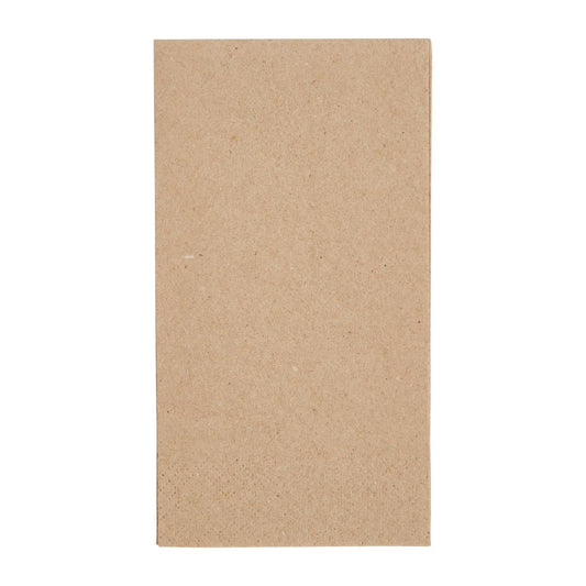 FE234 Fiesta Recyclable lunchservetten 1/8 vouw kraft 330mm (2000 stuks)