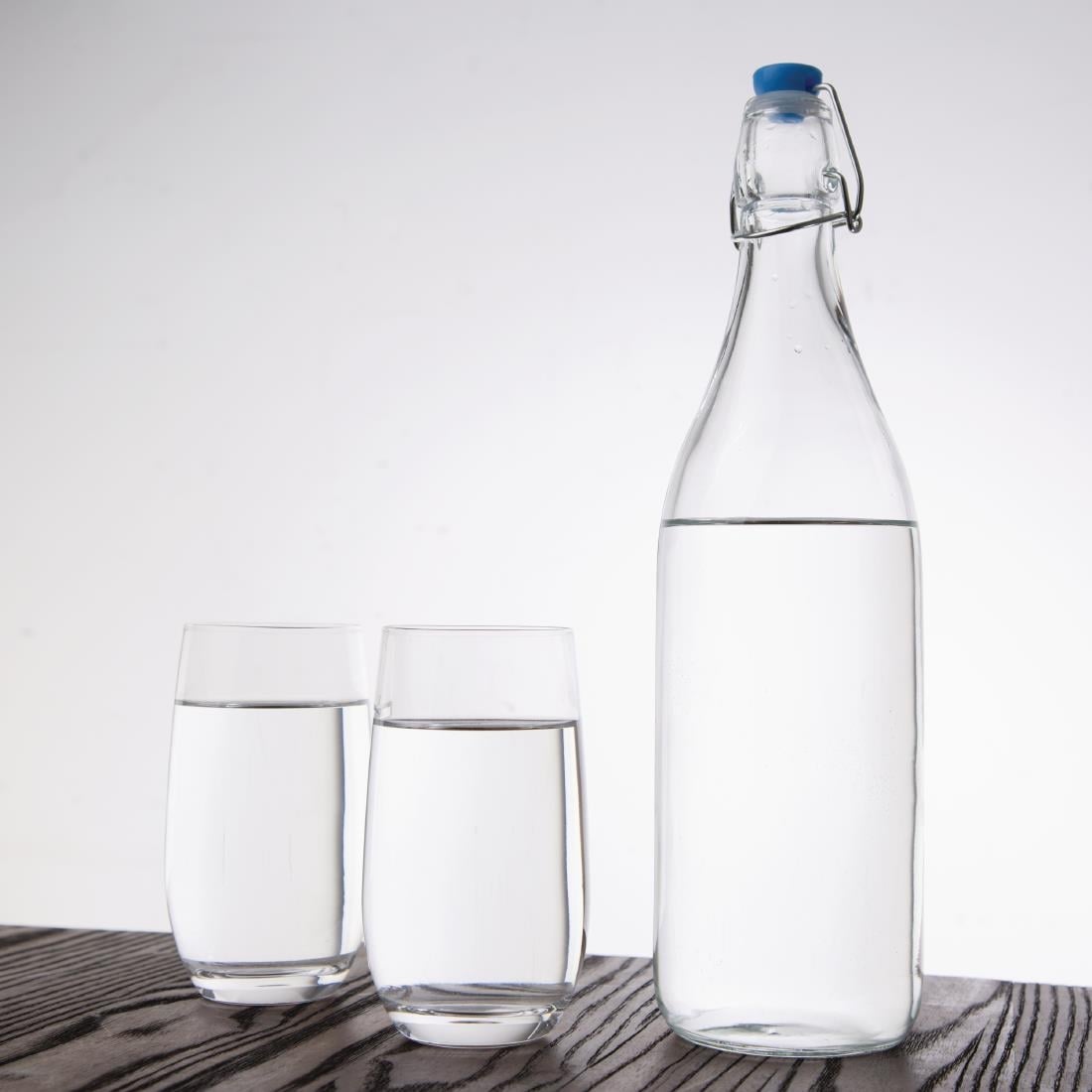 GG930 Olympia glazen waterflessen 1L (6 stuks)
