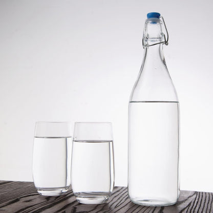 GG930 Olympia glazen waterflessen 1L (6 stuks)