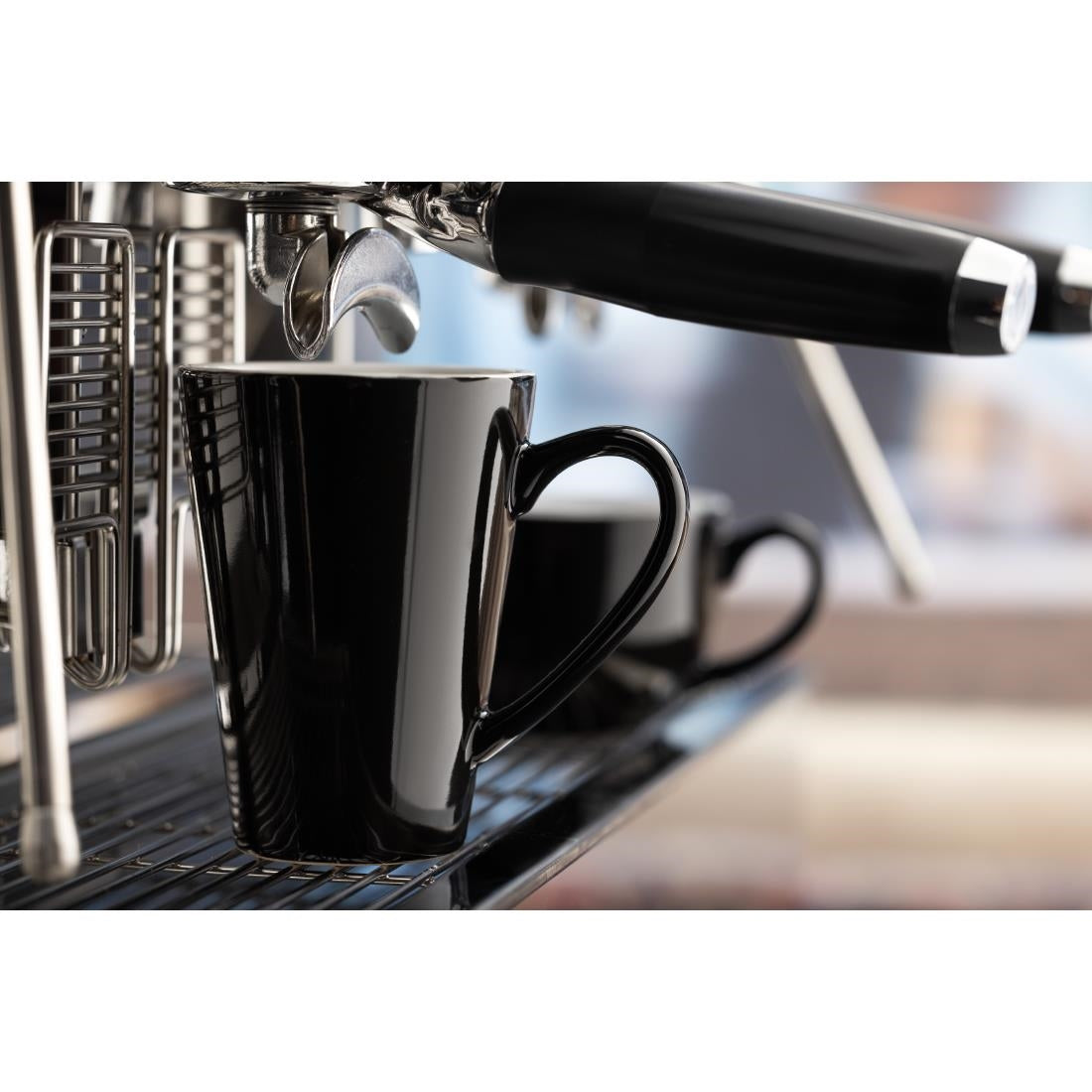 CU957 Olympia cafe latte cup zwart - 340ml 11.5fl oz (12 stuks)