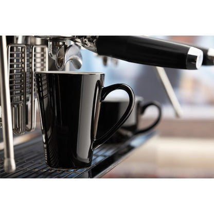 CU957 Olympia cafe latte cup zwart - 340ml 11.5fl oz (12 stuks)