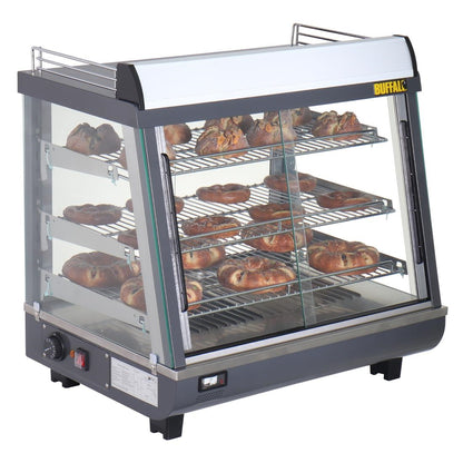 HW927 Buffalo Voor- En Achterdeur Verwarmde Vitrine 96Ltr