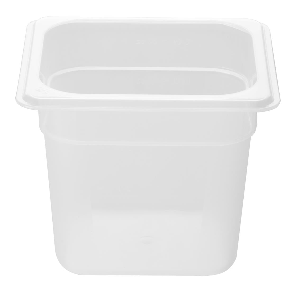 HZ345 Nisbets Essentials Polypropyleen 1/6 Gastronormbak 150mm